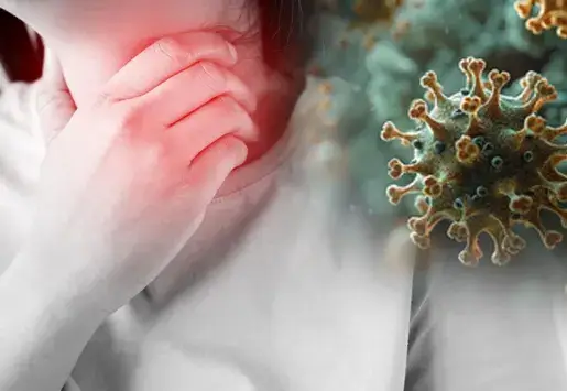 Allergy-related throat treatment