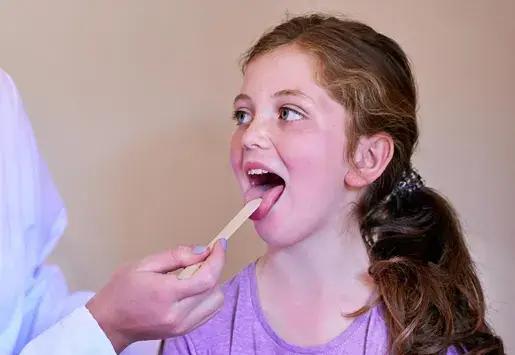 Children's sore throat care