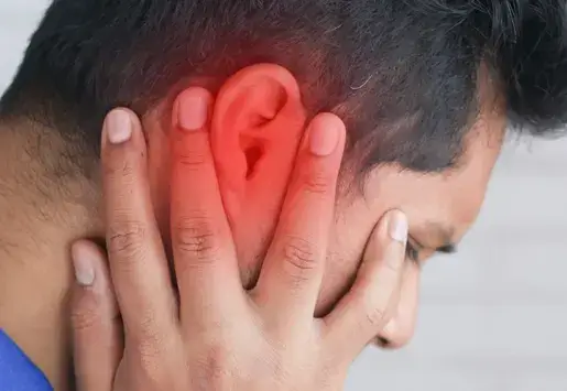 Referred ear pain thumb
