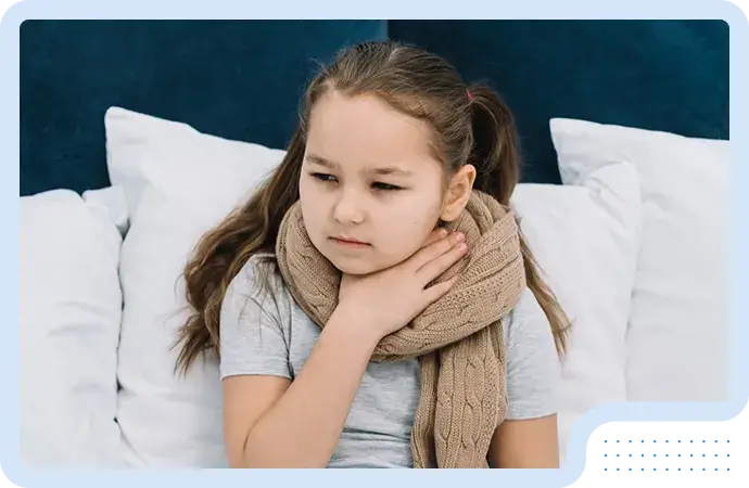 Sore throat treatment for children